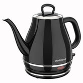 Anfilank electric gooseneck kettle spout close-up for precise pouring and flavor control.