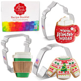 Ann Clark Cozy Winter Sweater cookie cutter for festive cookies