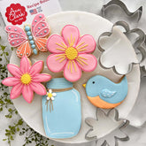 Ann Clark Flower Garden butterfly cutter for detailed butterfly cookies and gifts