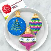 Ann Clark teardrop-bauble cutter for crisp, decorative ornament cookies
