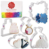 Ann Clark wedding cake cutter shape for festive cookies.