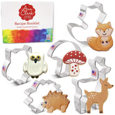 Ann Clark Woodland fox cookie cutter for precise fox-shaped cookies perfect for parties.