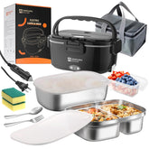 Annie & Mia Design electric lunch box with 1.5L capacity for meals on the go