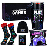 ANOTION 20oz tumbler with gamer design keeps drinks hot or cold during long sessions