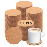 Anpuimult cork coaster collection top view protecting surfaces with style