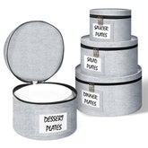 Anycosy china storage container protects delicate dinnerware during moving.