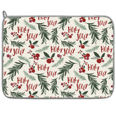 AnyDesign Christmas absorbent drying mat 18x24 protects countertops and dries dishes.