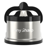 AnySharp Pro Metal Knife Sharpener honing edge with secure suction base.