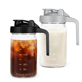 AoeJarry breast milk pitcher 32oz with secure handle for easy pouring