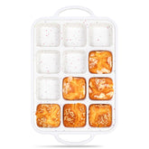 AOTASO brownie pan with dividers in cream for even portions and clean release