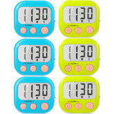 AOUCE blue front view classroom timer with large digits for easy reading