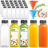 AOZITA 12oz juice bottle cap demonstrates a secure tamper-proof lid for safe storage.