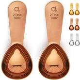 Apace Living coffee scoop set of 2 with 2 Tbsp each for precise coffee measuring.