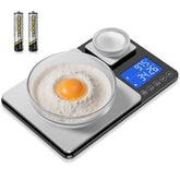 ApeWeghr dual-scale with 33 lb capacity for precise baking measurements.