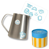 APLAINR Montessori toddler pitcher with 11 oz capacity, durable for safe pouring practice.