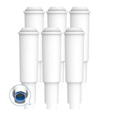 Aqua Crest filter with coconut activated carbon for purer water and better coffee flavor.