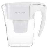 Aquagear water filter pitcher with lead removal for safer drinking water.