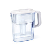 AQUAPHOR compact pitcher white, front view, space-saving for small kitchens