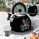 ARC stainless steel whistling tea kettle on stovetop for reliable heating