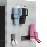 Arctiiro magnetic Stanley cup holder on fridge side for quick access