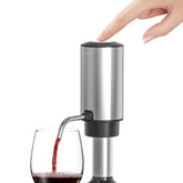 AREYCVK wine aerator with automatic dispensing for quick pours.