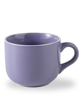 ARRADENS 21oz purple handle soup mug ideal for hearty servings.