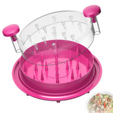 Arshray chicken shredder twist with visible lid for monitored shredding of cooked meat.
