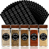Art Secret 672-preprinted spice labels with A–Z index for quick jar lookup.