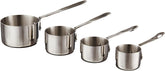 Artaste New Star 43143 measuring cups top view showing polished stainless steel and markings.