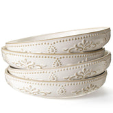 Artena pasta bowls 50oz set on table for family meals