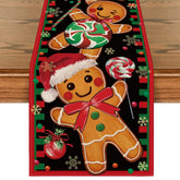 Artoid Mode table runner close-up stitching highlights durable fabric for daily use