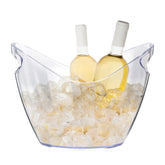 Asika ice bucket clear 4L: ideal for chilling wine and beer at parties.