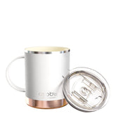 Asobu Ultimate Ceramic Travel Mug interior with ceramic lining preserves pure flavor.