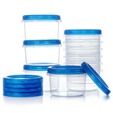 Atecare 16oz freezer container stackable design keeps pantry organized for leftovers.