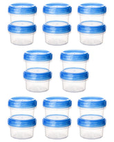 Atecare salad dressing containers with twist-top lids for on-the-go freshness