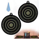 Atlmainx thermochromic induction mat shows heat color change for safer cooking