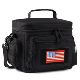 ATRIPACK lunch box front pocket patch area shows customizable style for daily meals.