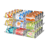 Attelite can organizer assembled in pantry showing 3 sets for versatile storage