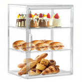Attelite pastry display case front view keeps pastries visible and accessible on the countertop