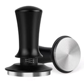 Attsky 58mm tamper base provides even pressing on the coffee bed.
