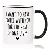 Aurahouse wedding anniversary mug for daily coffee moments and memories.