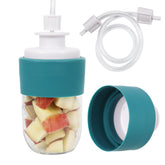 Avid Armor jar hood attached to a wide-mouth jar showing airtight seal for freshness