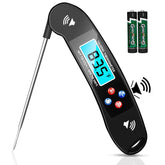 Awaiymi digital talking thermometer with probe for ultra-fast meat temperature.