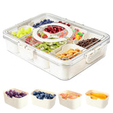 AYauGamA Snackle Box container with lid keeps snacks organized and portable.