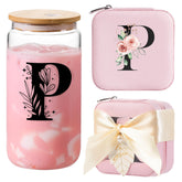 AYGXU travel jewelry organizer box with initials, compact on-the-go storage.
