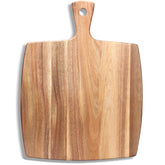 Ayiaren acacia cutting board 17x13 with handle for prep and serving