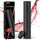 BABONIR Electric Wine Opener front view highlights compact design for easy storage