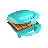 Babycakes Mini Waffle Stick Maker prepares four sticks quickly for a fast breakfast