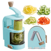 Badelite Vegetable Spiralizer, 4-in-1 rotating blade for fun veggie shapes.