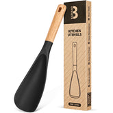 Badiano cooking spoon head with heat-resistant silicone for high-heat stirring.